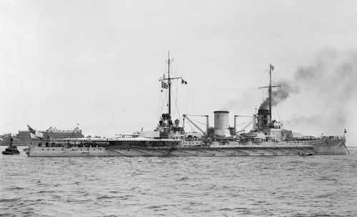 Karo Laivas, Karo Laivas, Sms Moltke, Hamptono Keliai, 1912, Vokiečių, Juoda Ir Balta