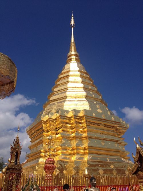 Wat, Tailandas, Šventykla, Asija, Architektūra, Tajų, Auksinis, Turizmas, Kelionė