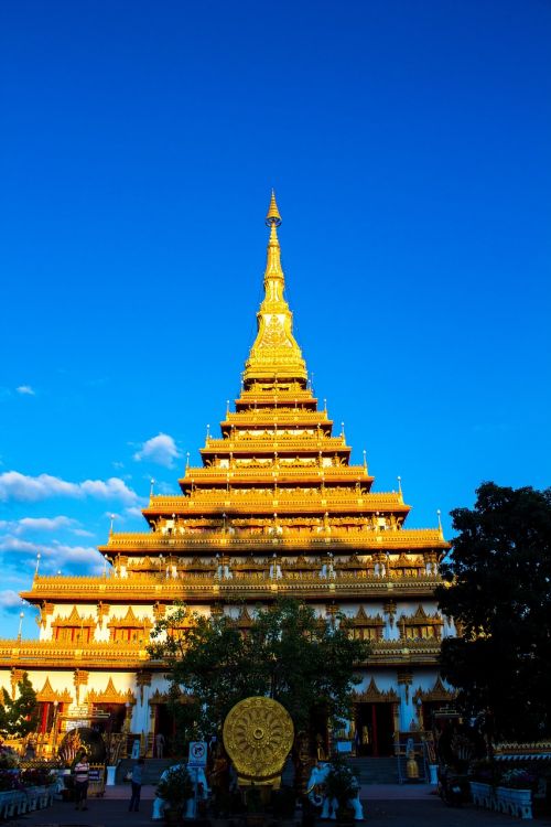 Wat Nong Waeng, Bažnyčia, Priemonė, Papludimys, Baltoji Šventykla, Kunigams, Tailando Menas, Tailando Šventykla, Dažymas, Menas, Sangkhokrarom