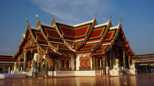 Wat Phra That Choeng Chum, Šventykla, Priemonė, Religija, Tailando Šventykla, Tailandas, Menas, Sakon Nakhon, Budizmas, Dažymas, Tailando Menas, Architektūra