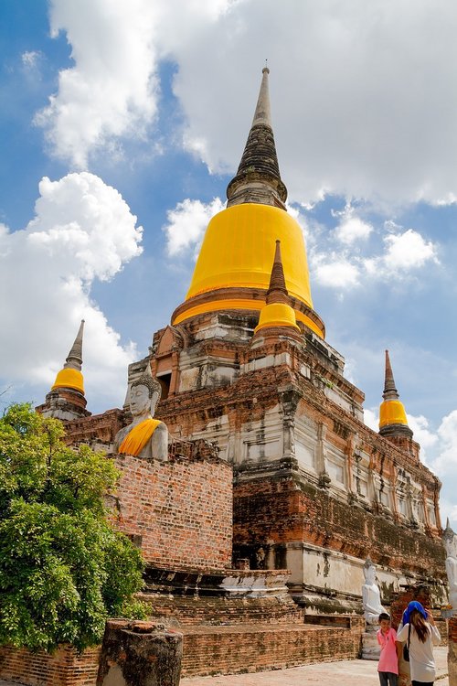 Wat Yai Chai Mongkhon,  Matuoti,  Ayutthaya,  Tailandas,  Miss,  Budizmas,  Nuopelnas,  Tikėjimas
