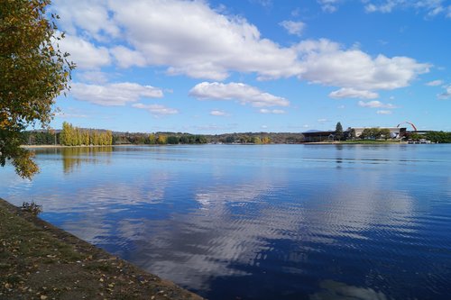 Vandens,  Pobūdį,  Atspindys,  Dangus,  Panoraminis,  Lauke,  Upė