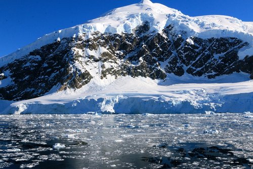 Vandens,  Ežeras,  Antarktidos Kalnų,  Ledkalnis