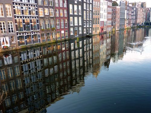 Vanduo, Kanalai, Veidrodis, Kanalas, Holland, Nyderlandai, Amsterdamas, Architektūra