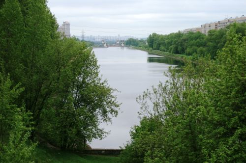 Kanalas,  Vanduo,  Medžiai,  Žalias,  Moscow,  Vandens Kanalas Ir Žali Medžiai,  Maskva