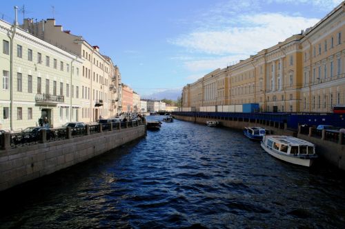 Kanalas,  Vanduo,  Vandens Kelias,  Pastatai,  Valtis,  Vandens Kanalas,  St Petersburg