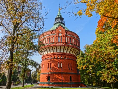 Vandens Bokštas, Bydgoszcz, Pastatas, Architektūra, Istorinis, Lenkija, Paminklas