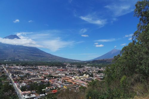 Vandens Vulkanas, Aktyvus Vulkanas, Antigua, Gvatemala