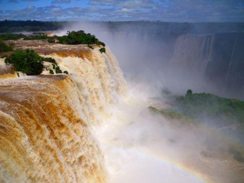 Krioklys, Brazilija, Iguazu, Cataratas De Iguazu, Pietų Amerika