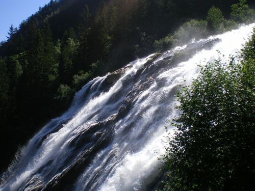 Krioklys, Gamta, Austria, Alpių