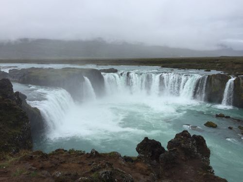 Goðafoss, Krioklys, Iceland, Vanduo, Dievų Krioklys