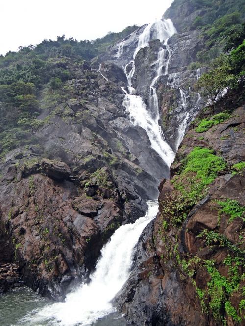 Krioklys, Dudhsagar, Dudh Sagar, Goa, Indija, Sahyadri, Vakarų Gatas