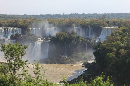 Krioklys, Iguazu, Iguaçu, Kritimas, Vanduo, Kraštovaizdis, Brazilwood, Kelionė, Laukiniai, Argentina