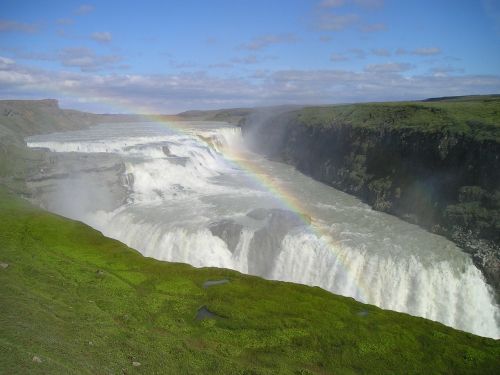 Krioklys, Jėga, Giliai, Palaipsniui, Vanduo, Baltas Vanduo, Iceland