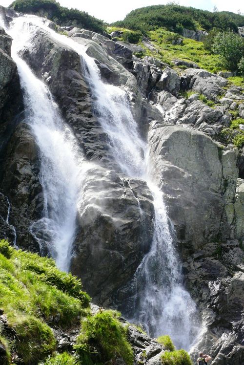 Krioklys, Tatry, Gamta, Kraštovaizdis, Rokas