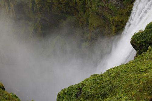 Krioklys, Kraštovaizdis, Vaizdas Iš Viršaus, Iceland