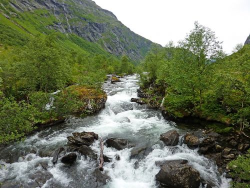 Krioklys, Norvegija, Fjordas