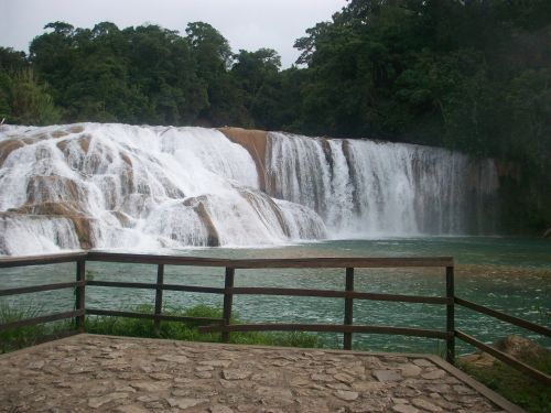 Krioklys, Kritimo, Vanduo, Meksika, Chiapas, Gamta, Upė