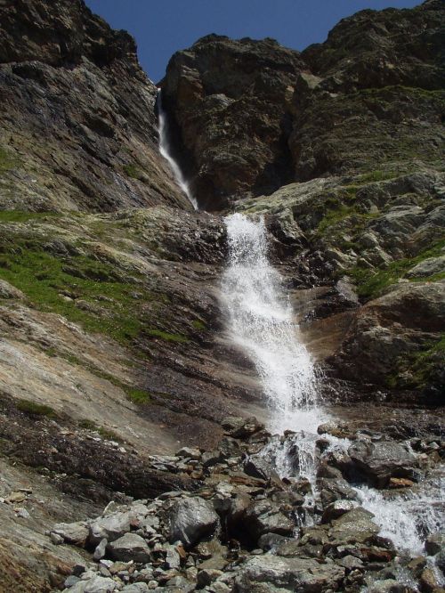 Krioklys, Baltas Vanduo, Kraštovaizdis, Gamta, Kalnai, Alpių, Šveicarija
