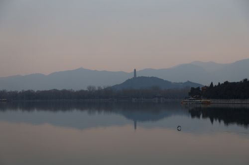 Vandenys,  Ežeras,  Atspindys,  Popietė,  Kunmingo Ežeras,  Vasaros Rūmai,  Pekinas,  Be Honoraro Mokesčio
