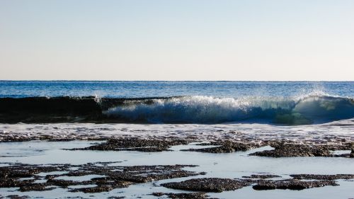 Banga, Smashing, Jūra, Papludimys, Gamta, Balta, Vanduo, Purkšti, Putos, Energija, Galia, Ayia Napa, Kipras