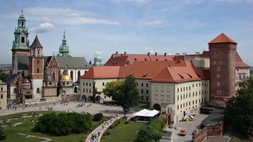Wawel, Pilis, Kraków, Lenkija, Paminklas, Muziejus, Architektūra, Pilies Kiemas, Istorija