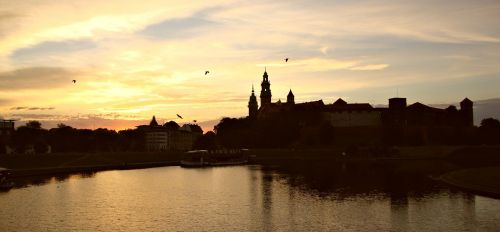 Wawel, Kraków, Saulėtekis, Lenkija, Kraštovaizdis