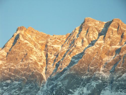 Oras Akmuo, Zugspitze, Kalnai