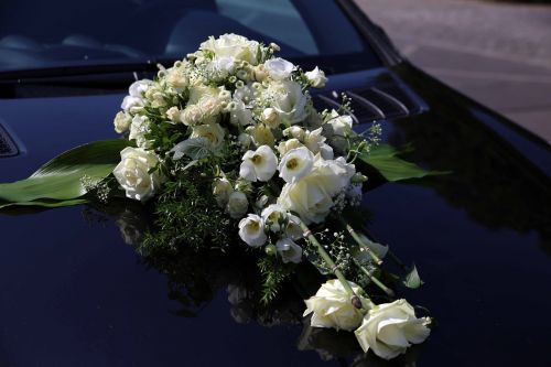 Vestuvės, Gėlės, Automobilių Dekoracijos