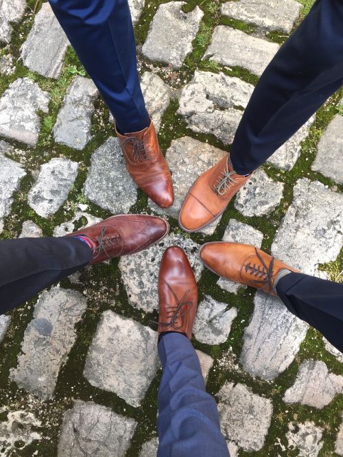 Vestuvės, Groomsmen, Avalynė, Pėdos