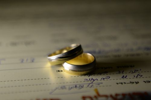 Vestuvės, Žiedai, Auksinis