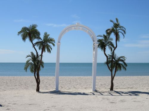 Vestuvės, Paplūdimio Vestuves Tuoktis, Vestuvių Ceremonija, Vestuvių Dieną