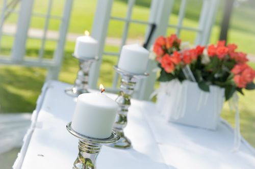 Vestuvės, Žvakė, Ceremonija