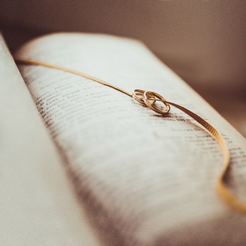 Vestuviniai Žiedai, Knyga, Teksto, Vintage, Popierius, Puslapis