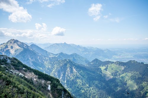 Wendelstein,  Žygiai,  Pobūdį,  Kraštovaizdis,  Kalnų,  Vasara,  Toli,  Žygis,  Panorama,  Kelionė,  Alpine,  Aukštutinės Bavarijos,  Kalnai