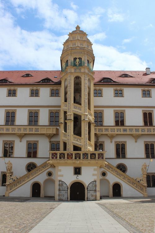 Wendelstein, Spiraliniai Laiptai, Renesansas, Pilis, Saksonija, Torgau