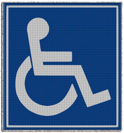 Neįgaliųjų Vežimėlis, Neįgalus, Negalia, Negalia, Neįgaliųjų Vežimėlių Vartotojai, Fizinė Negalia, Skydas, Rolli, Smarkiai Neįgalus, Lame, Personažai, Logotipas, Goblet, Rankų Darbas, Siuvinėjimas, Susiejimas