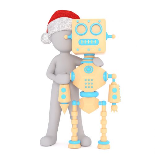 Baltas Vyriškas, 3D Modelis, Izoliuotas, 3D, Modelis, Viso Kūno, Balta, Santa Skrybėlė, Kalėdos, 3D Santa Hat, Robotas, Mr Robotas, Laisvė Keliauti, Programavimas, Dirbtinis Intelektas, Wall-E, Mašina, Valdomas, Kontaktas, Dirbtinis, Figūra, 3D Vyras, Kalėdų Senelis, Xmas