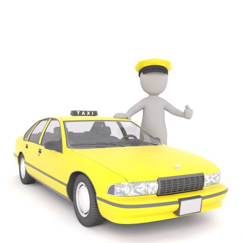 Baltas Vyriškas, 3D Modelis, Izoliuotas, 3D, Modelis, Viso Kūno, Balta, Taksi, Taksi Vairuotojas, Transportas, Taksi Važiuoti, Vairuotojas