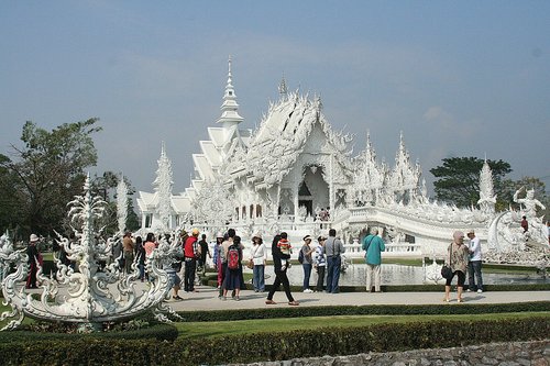 Balta Šventykla,  Tailandas,  Gražus,  Architektūra,  Budistų,  Azijoje,  Kelionė