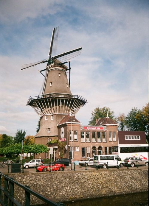Vėjo Malūnas,  Paminklas,  Amsterdamas,  Nyderlandai,  Vėjo Malūnas Nyderlanduose