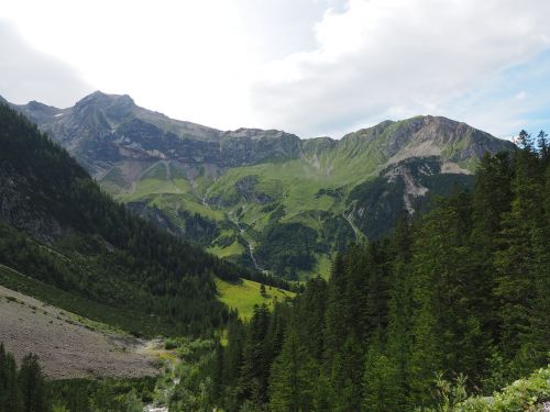 Wildberg, Motta Galva, Brandnertal, Seetal, Kalnas, Kalnai, Alpių, Schesaplanagruppe, Rätikon, Centrinis Alpės, Vorarlbergas, Austria