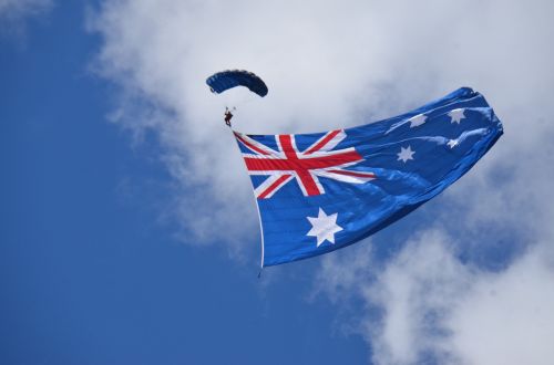 Vėjas,  Dangus,  Laisvė,  Patriotizmas,  Lauke,  Australia,  Vėliava,  Be Honoraro Mokesčio