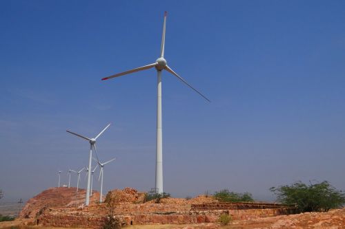 Vėjo Jėgainių Parkas, Vėjo Turbina, Elektra, Vėjo Energija, Alternatyvi Energija, Nargundas, Indija