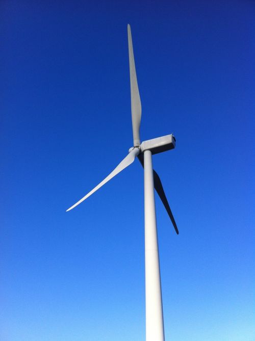 Vėjo Turbina, Mėlynas Dangus, Atsinaujinanti Energija