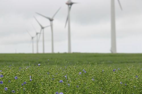 Vėjo Turbina, Lin, France, Opalo Pakrantė, Kraštovaizdis
