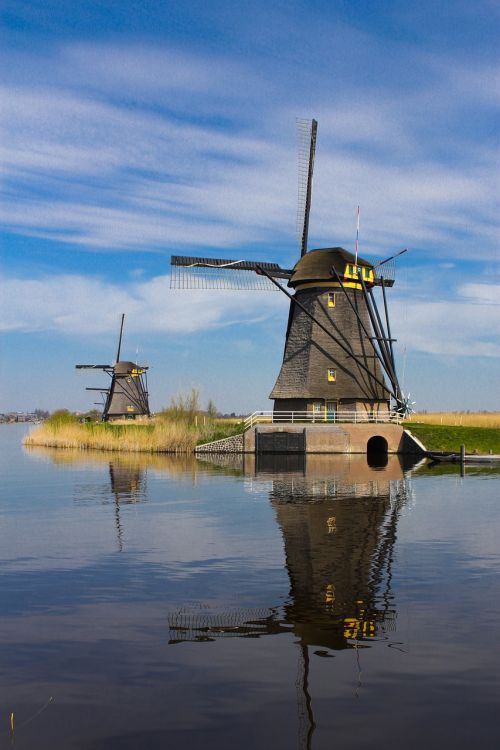 Vėjo Malūnas, Nyderlandai, Atviru Dangumi Muziejus, Kraštovaizdis