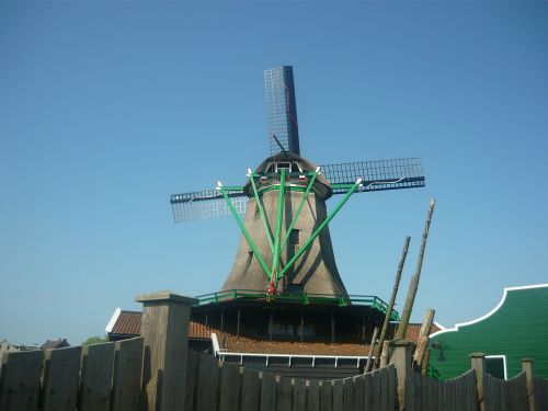 Vėjo Malūnas,  Holland,  Olandų Dangus