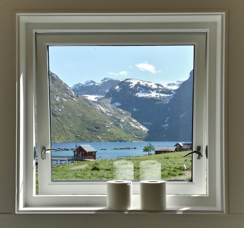 Langas, Vaizdas, Norvegija, Perspektyva