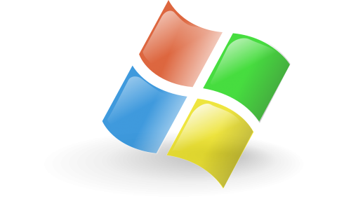 Langai, Logotipas, Microsoft, Nemokama Vektorinė Grafika